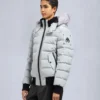 Onyx Ladriere Shearling Bomber Jacket
