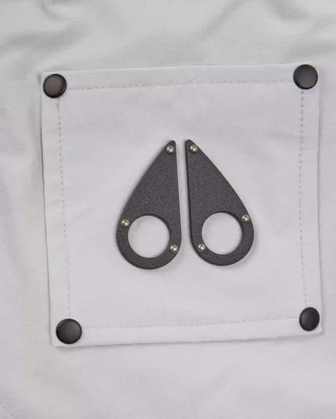 Onyx Round Island Shearling Trim Jacket