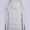 Onyx Round Island Shearling Trim Jacket