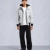 Onyx Scotchtown Shearling Bomber Jacket