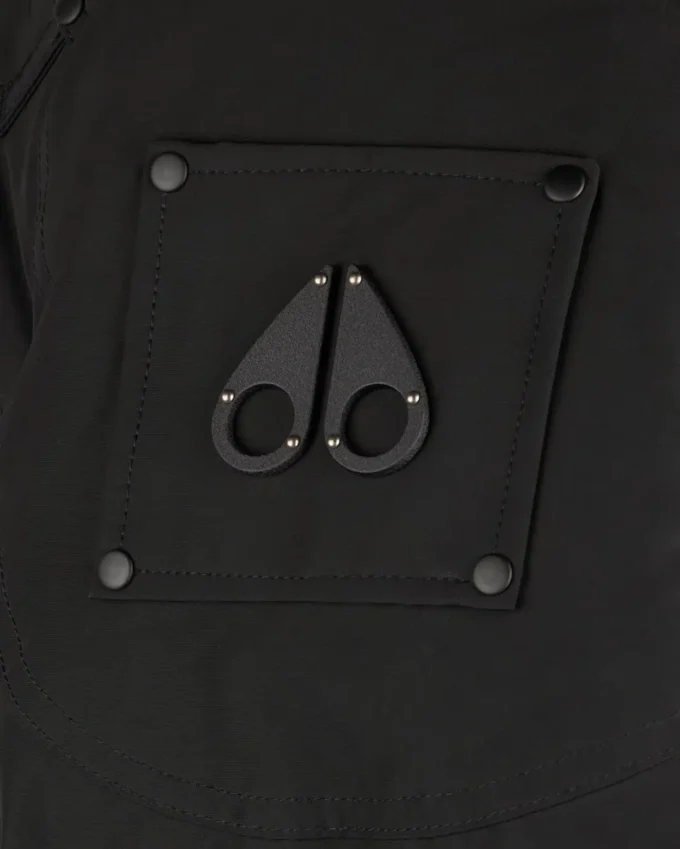 Onyx Shearling Trim Big Ridge Parka