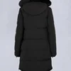 Onyx Shearling Trim Causapscal Parka