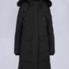 Onyx Shearling Trim Causapscal Parka