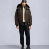 Original Ballistic Shearling Trim Bomber Jacket