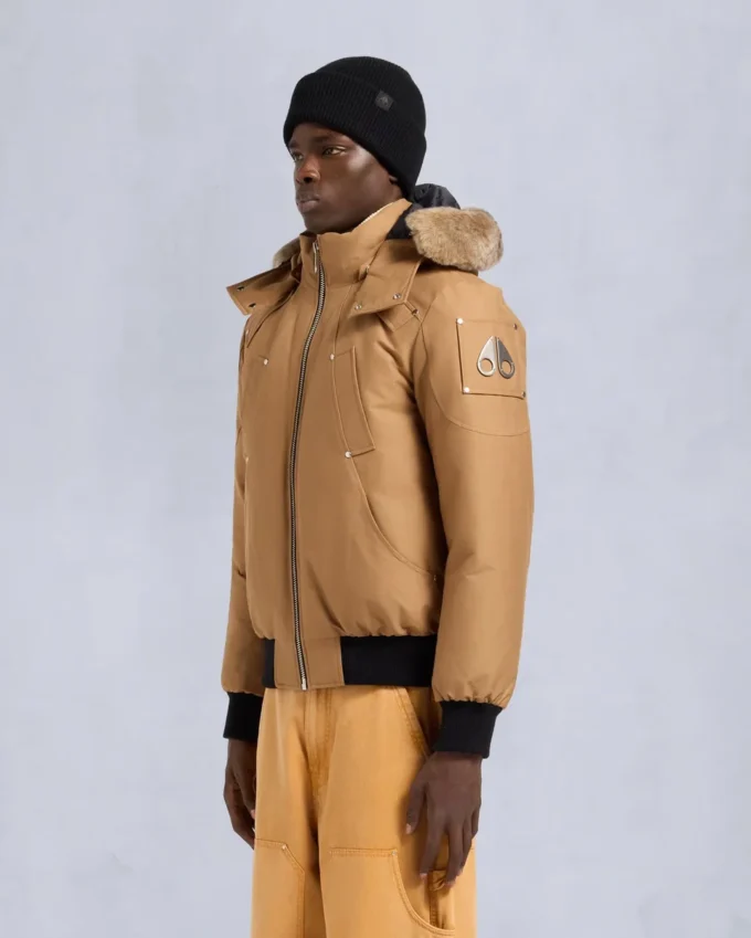 Original Ballistic Shearling Trim Bomber Jacket