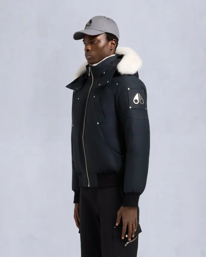 Original Ballistic Shearling Trim Bomber Jacket