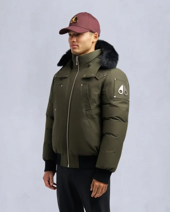 Original Ballistic Shearling Trim Bomber Jacket