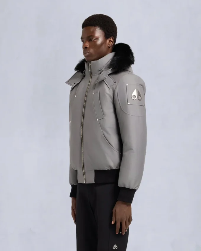 Original Ballistic Shearling Trim Bomber Jacket