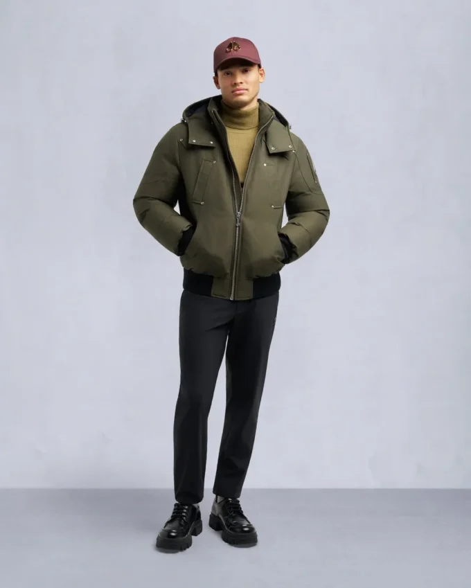 Original Ballistic Shearling Trim Bomber Jacket