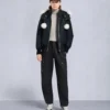 Original Debbie Shearling Trim Bomber Jacket