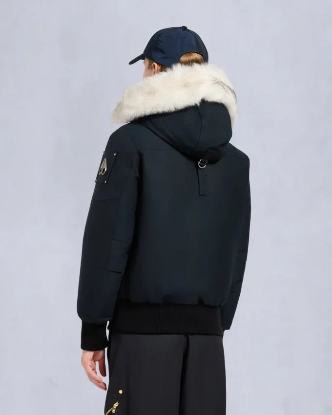 Original Debbie Shearling Trim Bomber Jacket