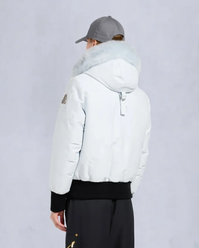 Original Debbie Shearling Trim Bomber Jacket