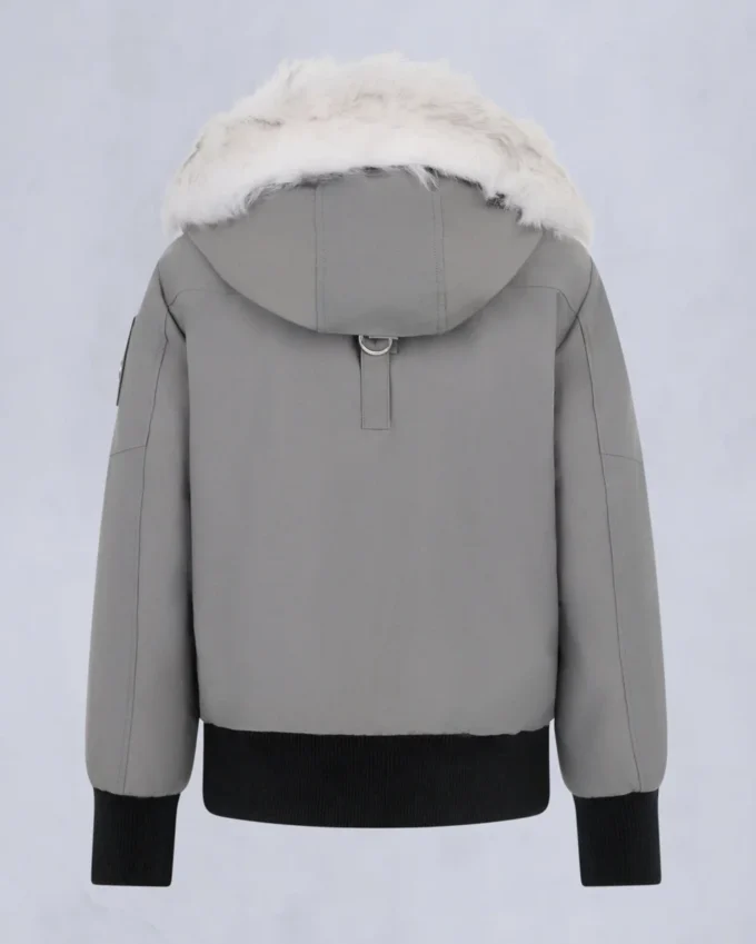 Original Debbie Shearling Trim Bomber Jacket