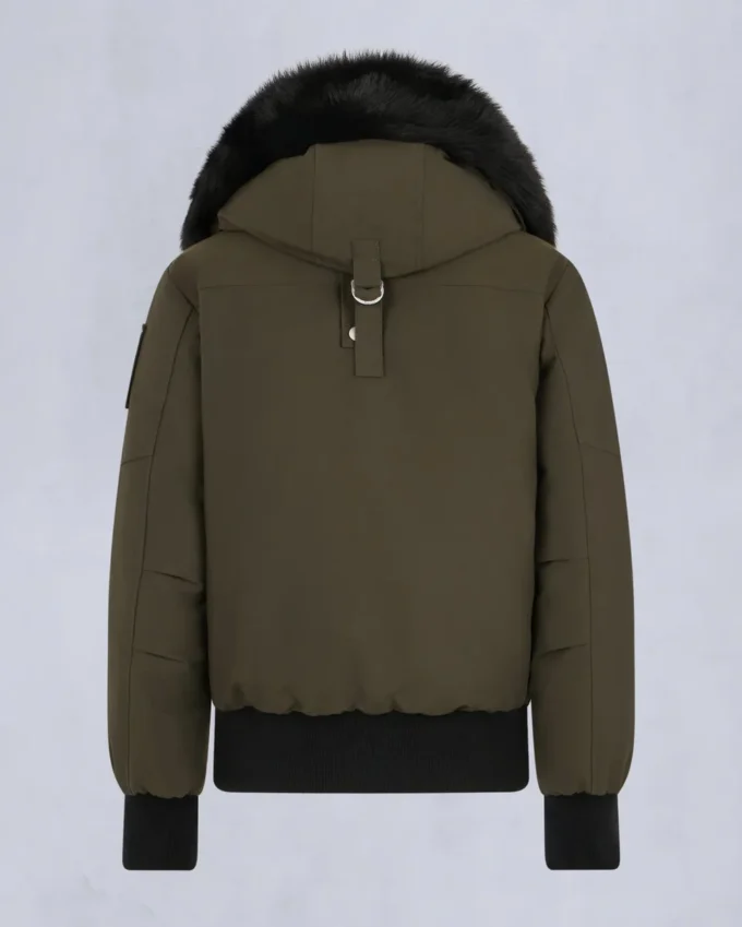 Original Debbie Shearling Trim Bomber Jacket