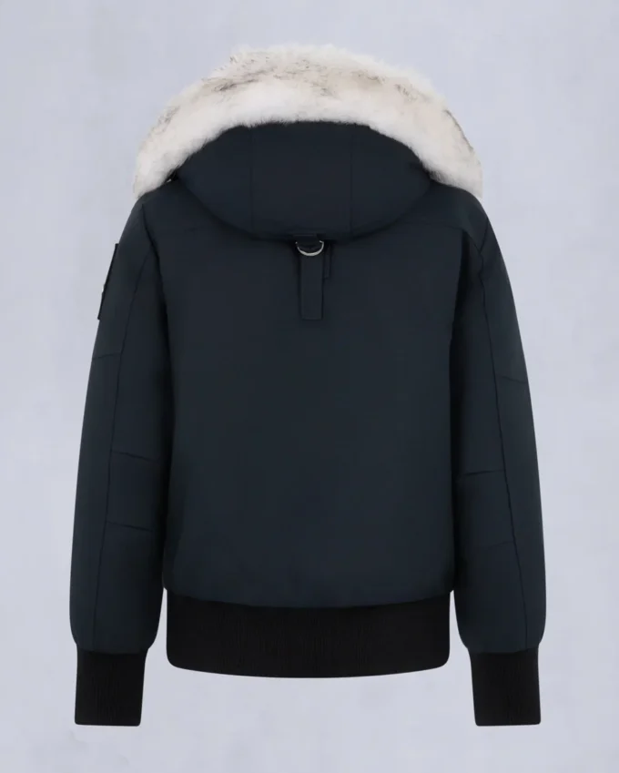 Original Debbie Shearling Trim Bomber Jacket