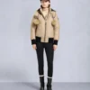 Original Debbie Shearling Trim Bomber Jacket