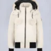 Original Debbie Shearling Trim Bomber Jacket