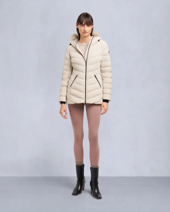 Roselawn Shearling Trim Jacket
