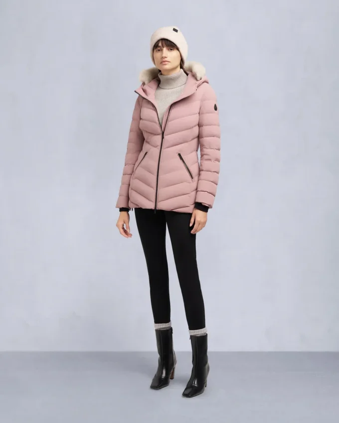 Roselawn Shearling Trim Jacket