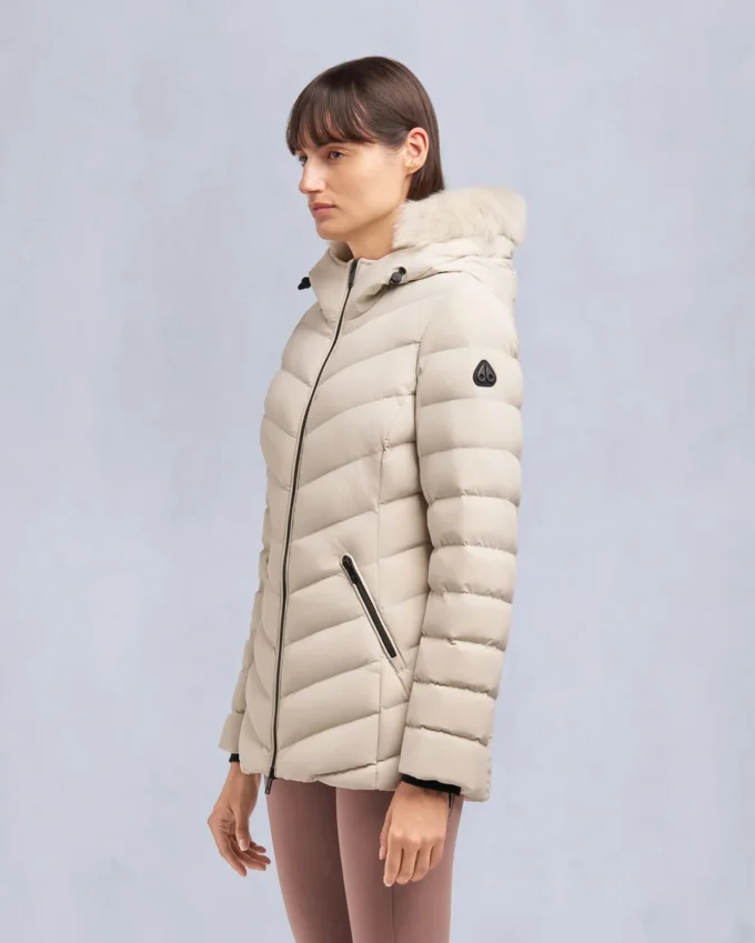 Roselawn Shearling Trim Jacket