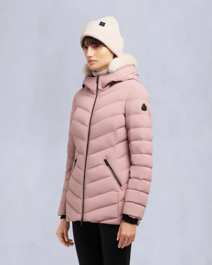 Roselawn Shearling Trim Jacket