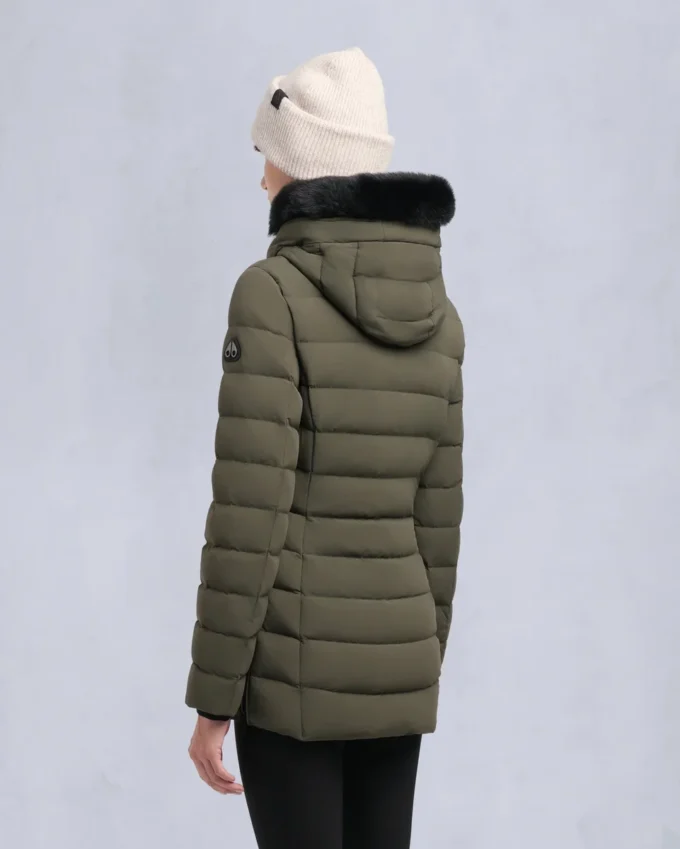 Roselawn Shearling Trim Jacket