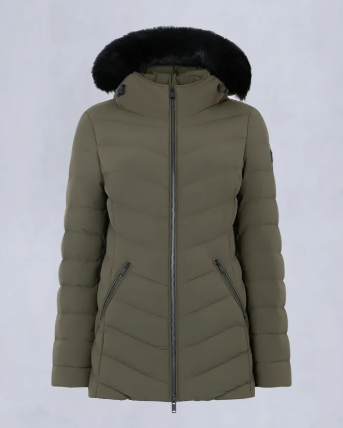 Roselawn Shearling Trim Jacket