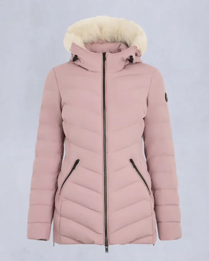 Roselawn Shearling Trim Jacket